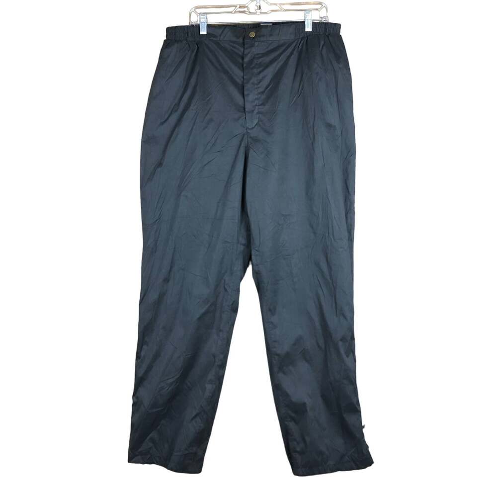 Vintage Sunice Men Pants Black Rain Golf Performance Athletic Water Resistant XL